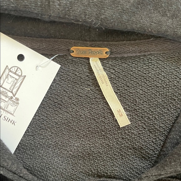 Free People | Ring My Bell Stud Moto Hoodie Jacket | Size Medium - Picture 4 of 10